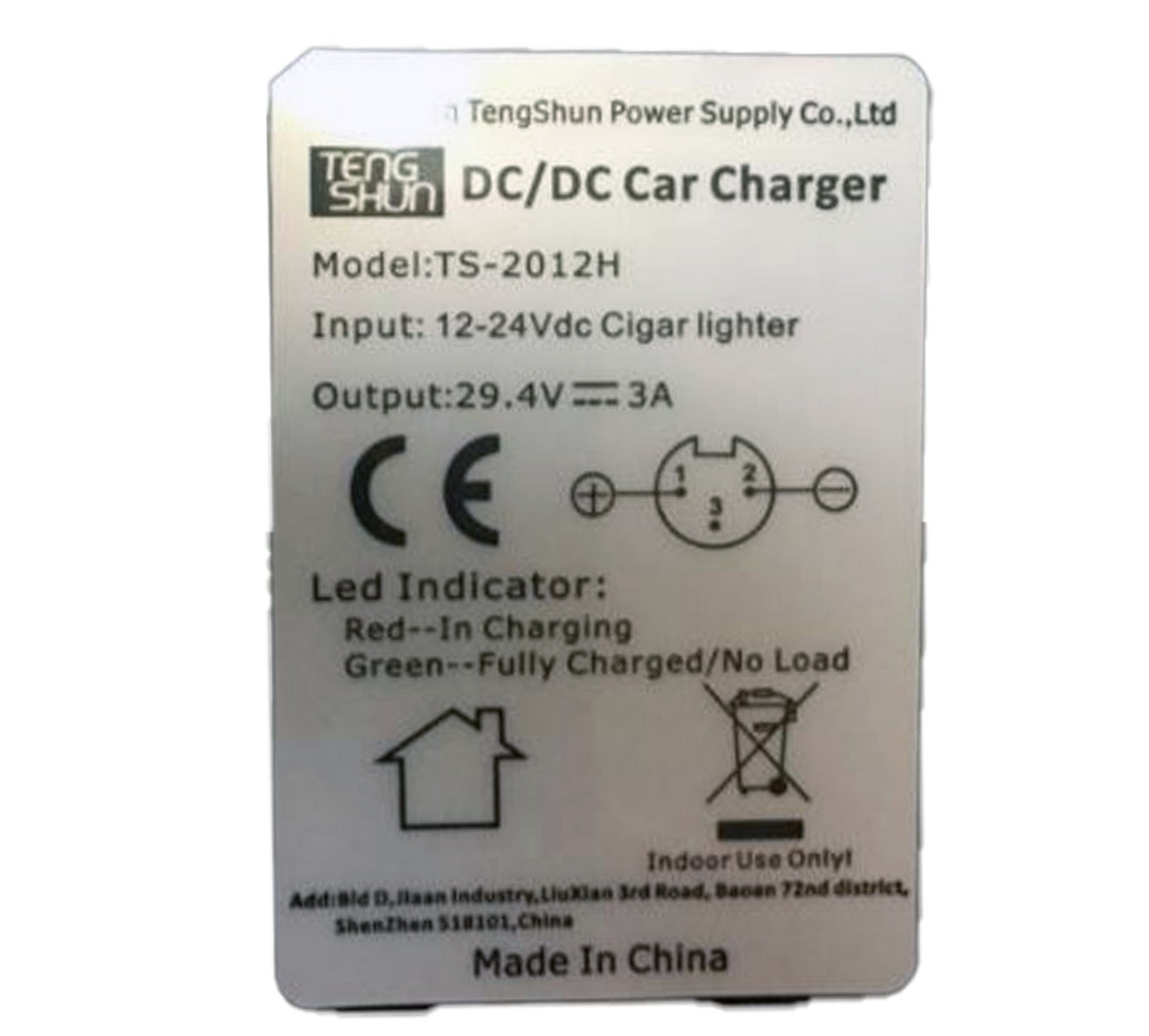 DC to DC Car Battery Charger